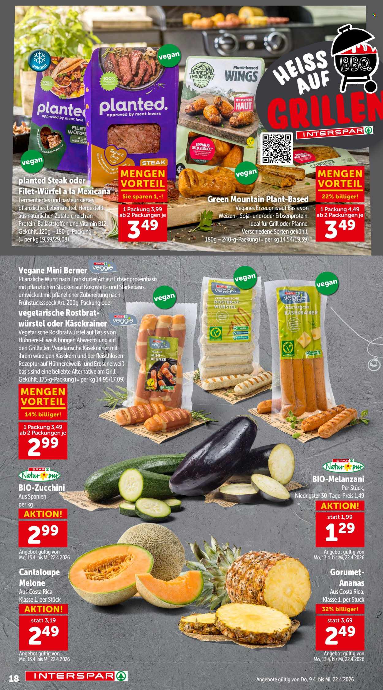 Angebote INTERSPAR - 9.4.2026 - 22.4.2026. Seite 18