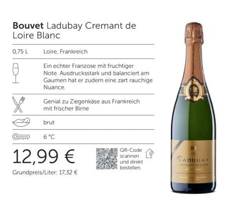 Bouvet Ladubay Cremant de Loire Blanc