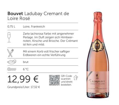 Bouvet Ladubay Cremant de Loire Rosé
