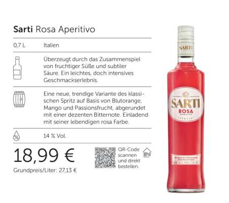 Sarti Rosa Aperitivo