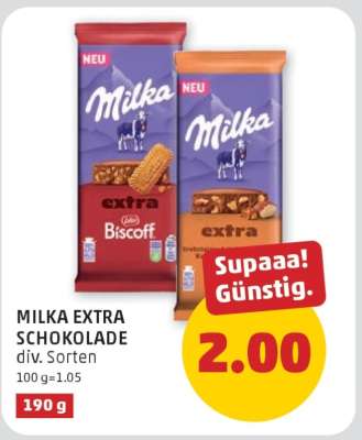 MILKA EXTRA SCHOKOLADE