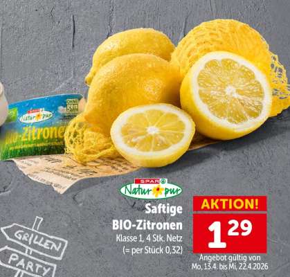 Saftige Bio-Zitronen