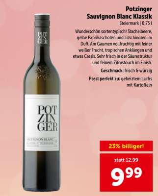 Potzinger Sauvignon Blanc Klassik