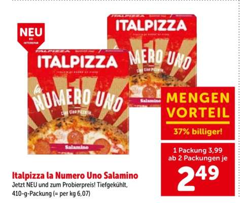 Italpizza la Numero Uno Salamino