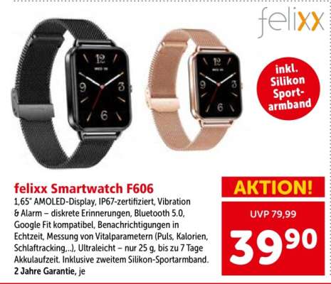 felixx Smartwatch F606