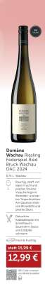 Domäne Wachau Riesling Federspiel Ried Bruck Wachau DAC 2024