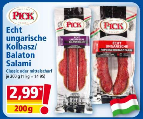 Echt ungarische Kolbasz/Balaton Salami