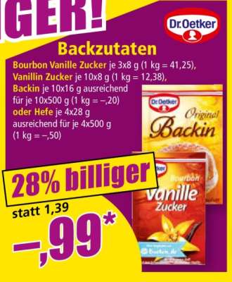 DR. OETKER BACKZUTATEN