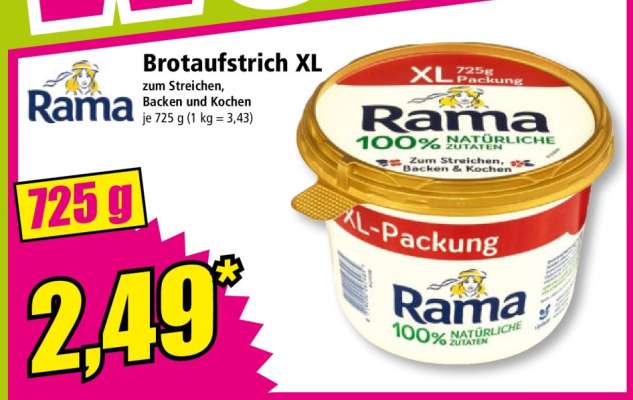 Rama Brotaufstrich XL