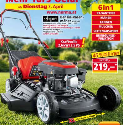 Scheppach Benzin-Rasenmäher MS161-46