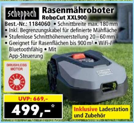 Scheppach Rasenmähroboter RoboCut XXL900