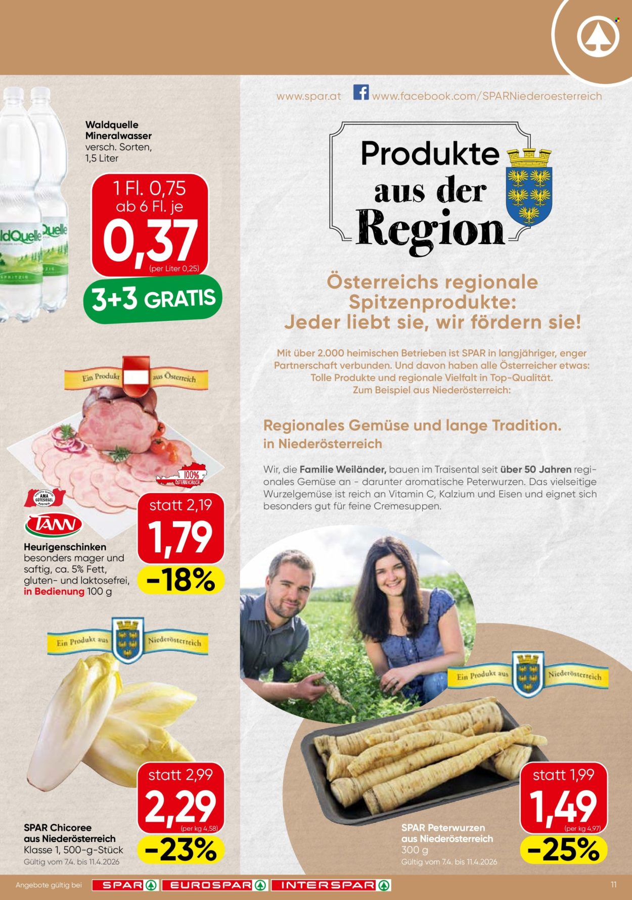 Angebote INTERSPAR - 9.4.2026 - 22.4.2026. Seite 11