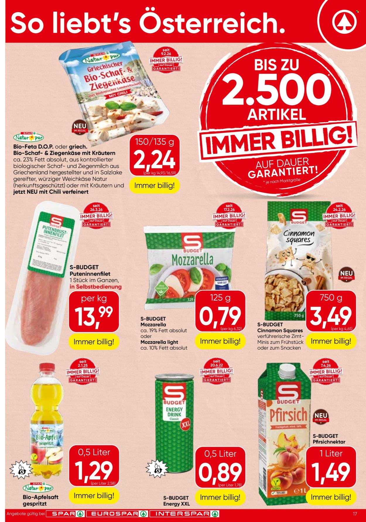 Angebote SPAR - 9.4.2026 - 22.4.2026. Seite 17