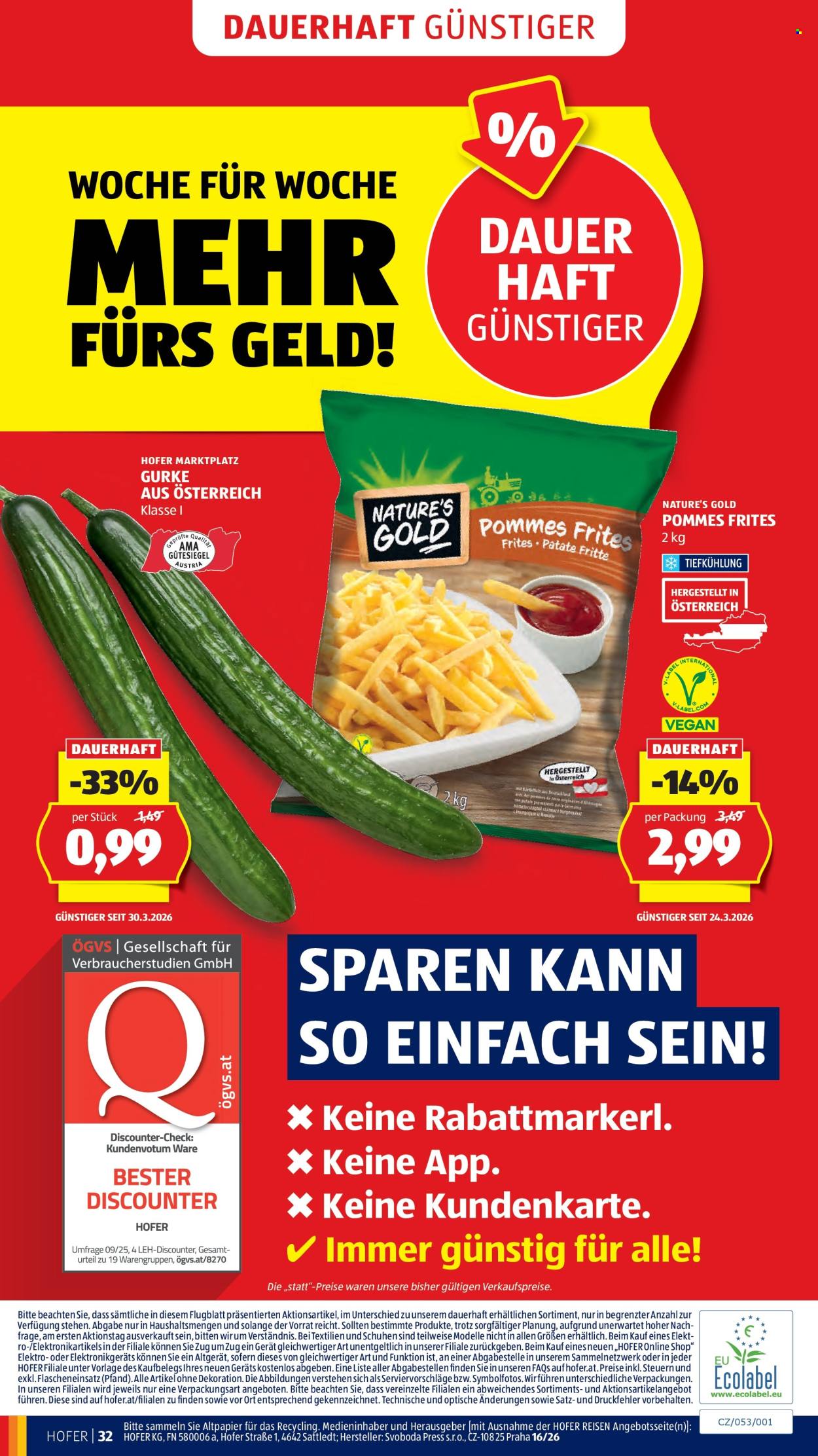 Angebote Hofer - 8.4.2026 - 16.4.2026. Seite 36