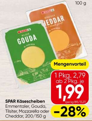 SPAR Käsescheiben
