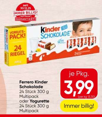 Ferrero Kinder Schokolade