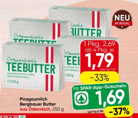 Pinzgau Milch Bergbauer Butter