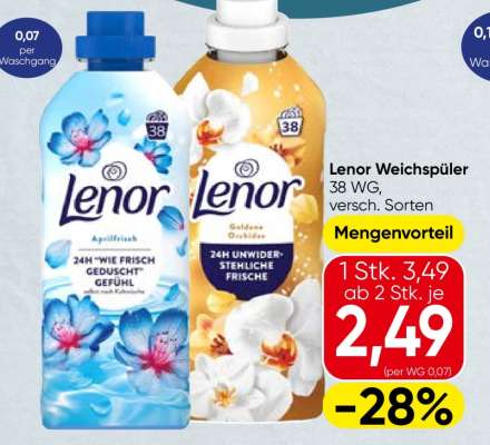 Lenor Weichspüler