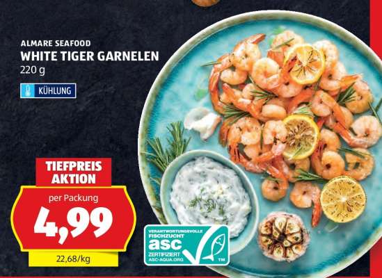 WHITE TIGER GARNELEN