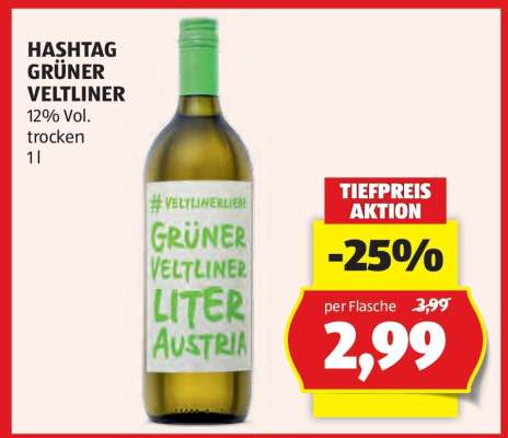 HASHTAG GRÜNER VELTLINER