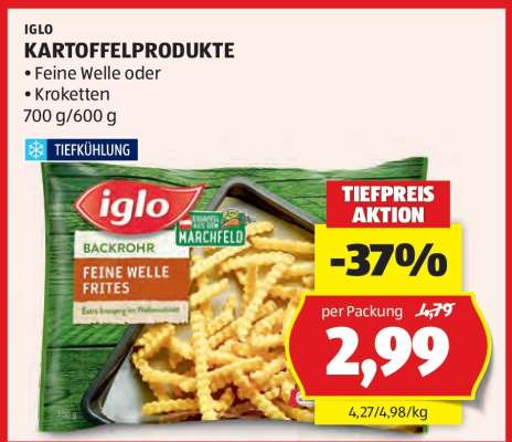 iglo Kartoffelprodukte