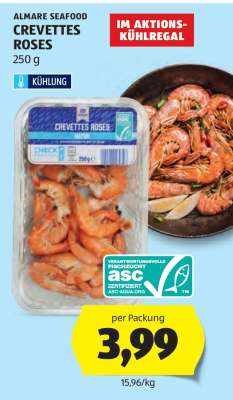 ALMARE SEAFOOD CREVETTES ROSES