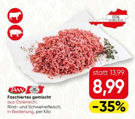 TANN Faschiertes gemischt