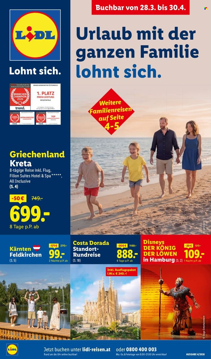 Angebote Lidl - 28.3.2026 - 30.4.2026. Seite 1