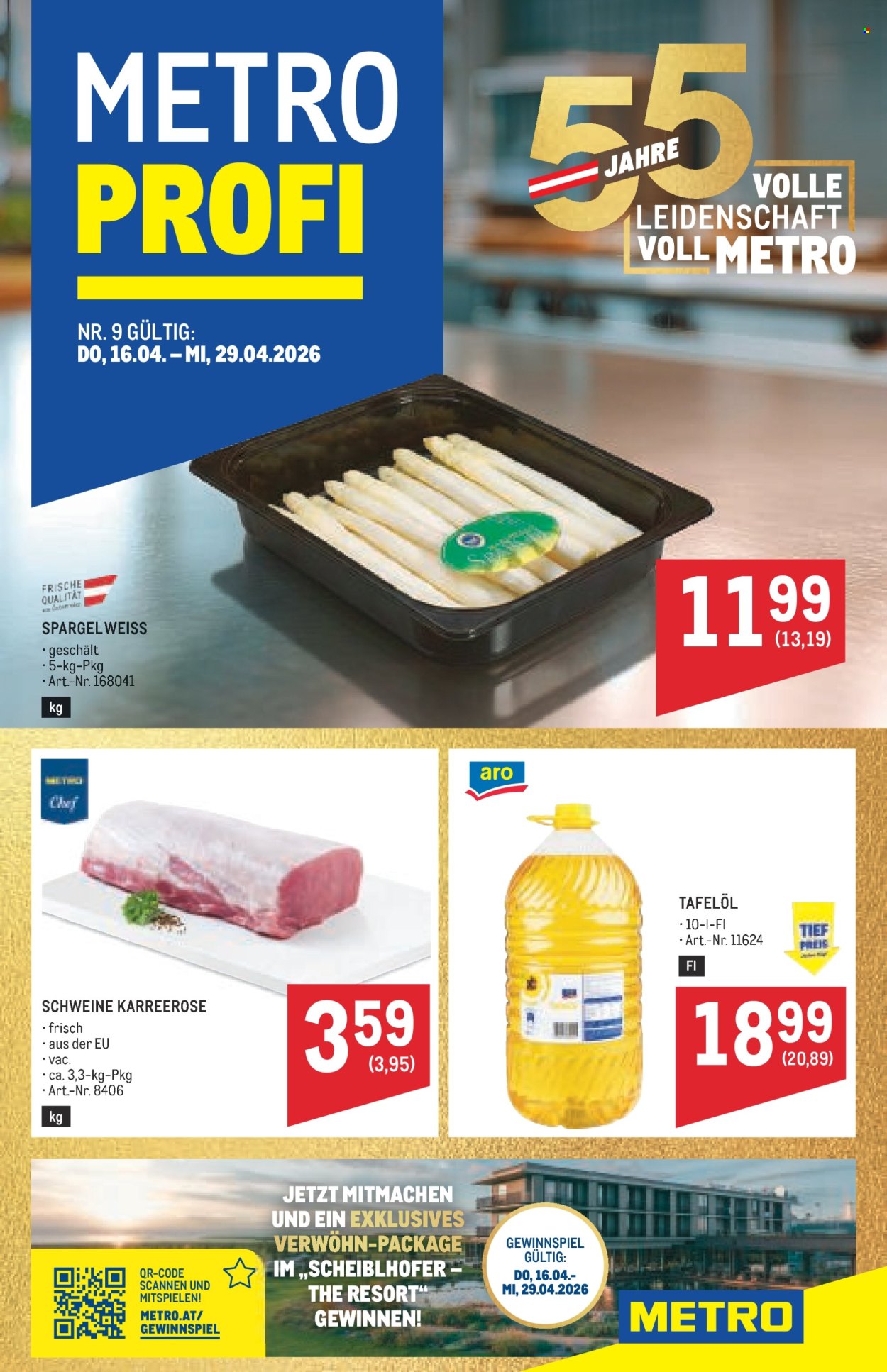 Angebote Metro - 16.4.2026 - 29.4.2026. Seite 1