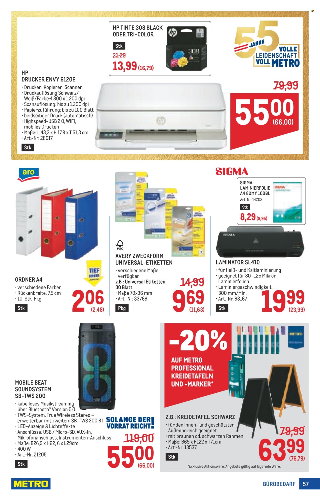 Angebote Metro - 16.4.2026 - 29.4.2026. Seite 57